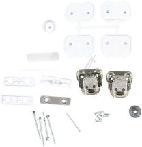 KIT DOBRADIÇAS DE ENCASTRE CANDY-HOOVER 43013964